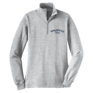LSE253 - Women's 1/4-Zip Sweatshirt - Embroidered Location Name Drop