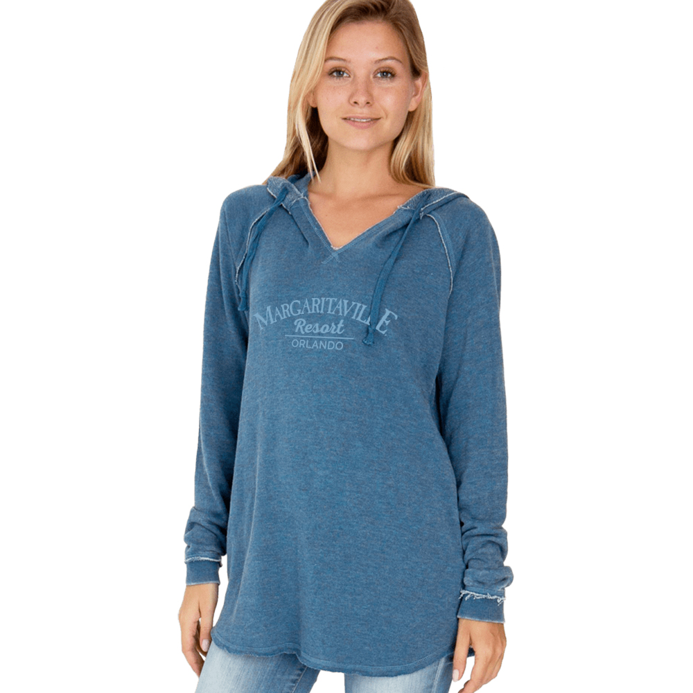 SE1049 - Ladies French Terry Tunic Hoodie - Image 3
